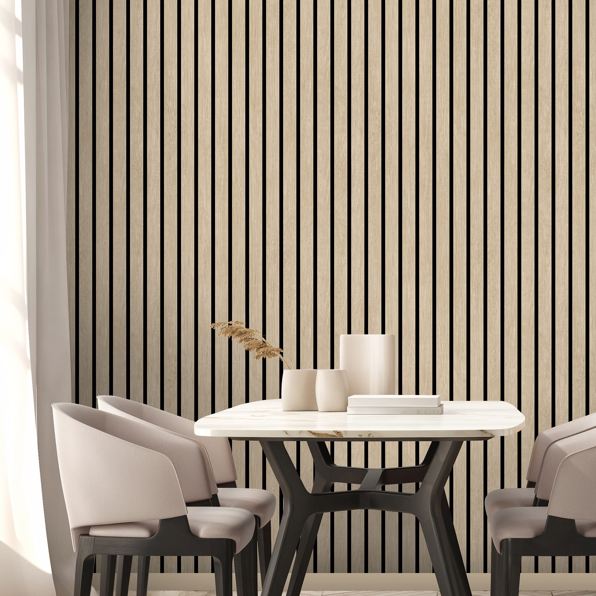 Designs Direct Modern Wood Slate Wallpaper